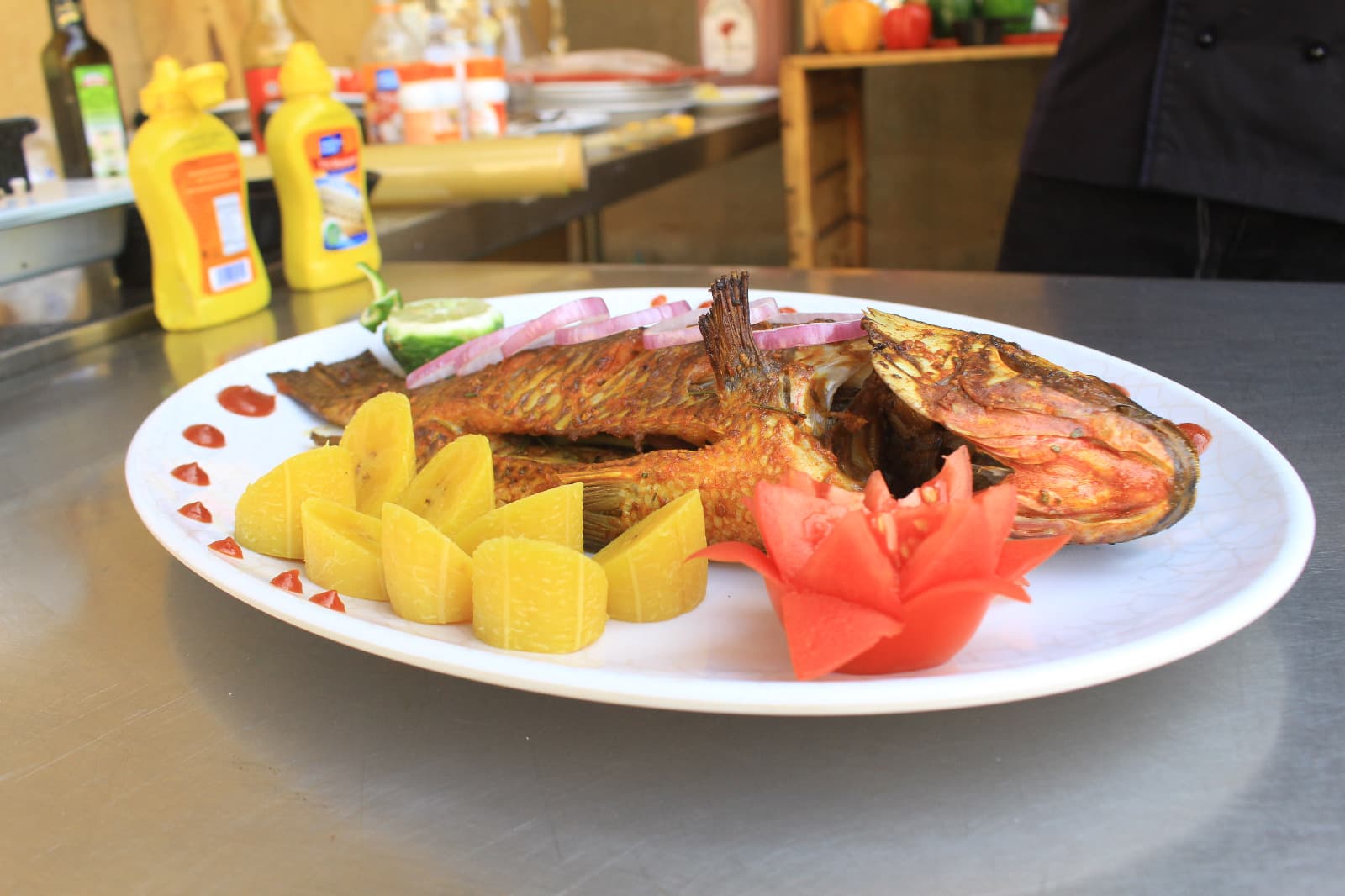 Catering event setup